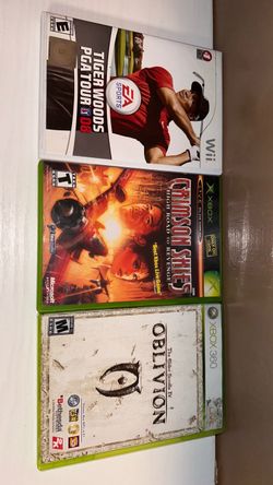 Lot of 3 Video Games – Wii and Xbox. $25 each