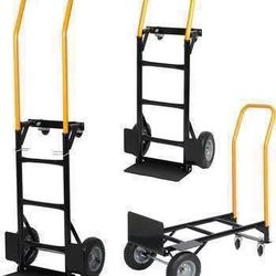 New 2-in-1 Convertible Dolly Hand Truck Heavy Duty 330 lb FREE 🎁 with purchase-
