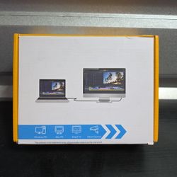 USB C KVM Switch 4K@60Hz,Dual Monitor USB C HDMI KVM Switch for 1 PC and 1 Lapto