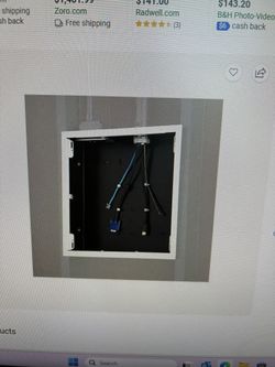 Chief In Wall Storage Box