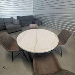 5 Pieces Marple Top Dining Table