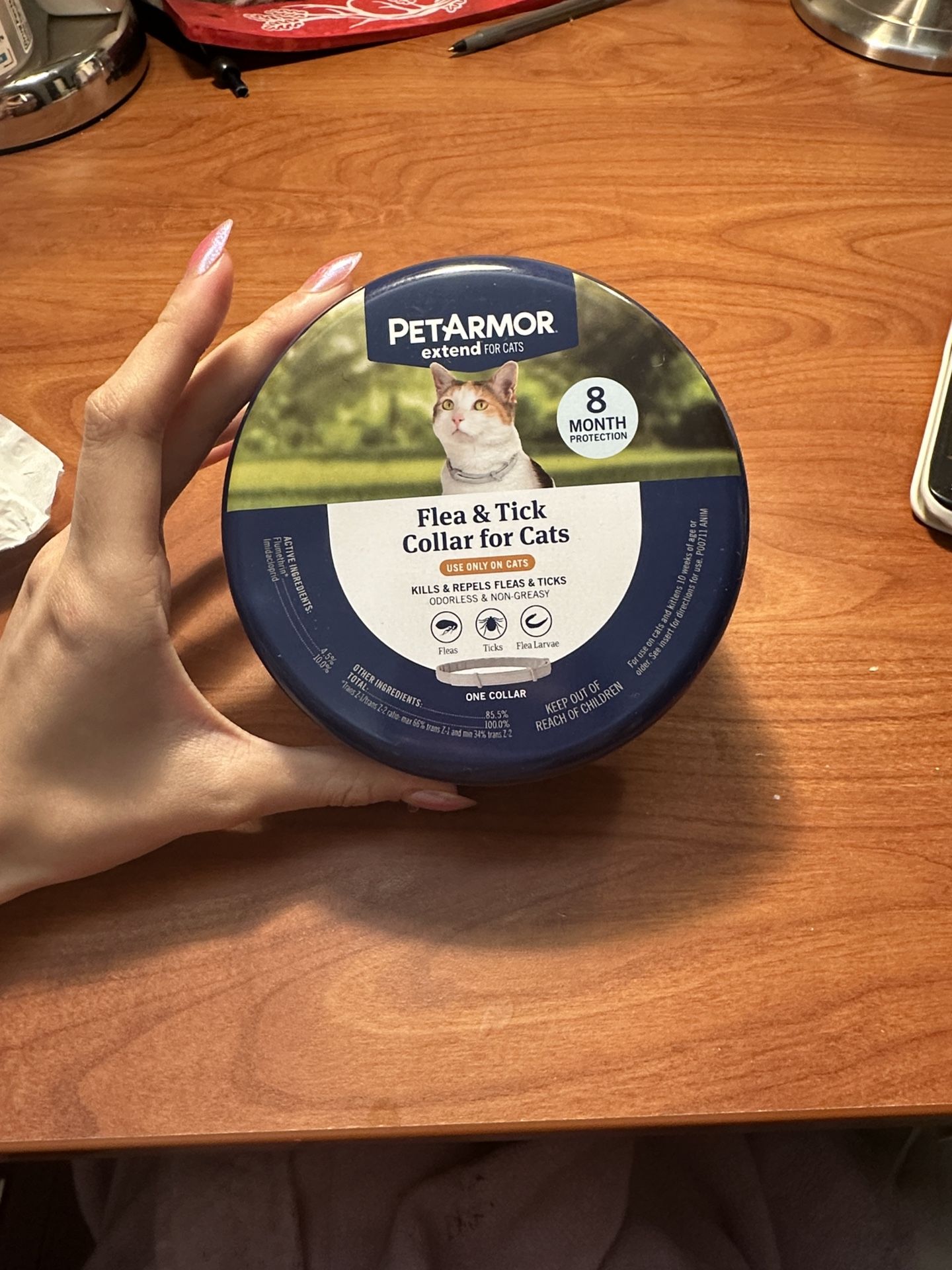 Flea & Tick Collar for Cats - 8 Months Protection