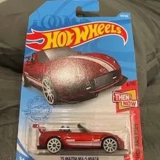 Hot Wheels '15 Mazda MX-5 Miata Red Then and Now 4/10 129/250