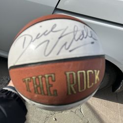 Dick Vitale Signed An Autographed Basketball 