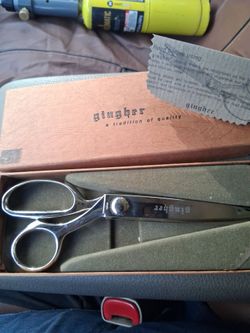 GINGHER Chrome-plated Pinking Shears