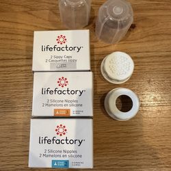 FREE Life Factory Bottle Nipples & Sippy Caps