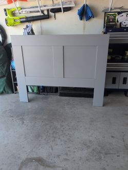 Ikea Full Bed Frame - Gray (No Mattress)