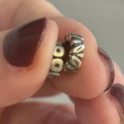 2 Genuine Pandora Charm Bracelet Spacer Charms STAMPED 925 ALE