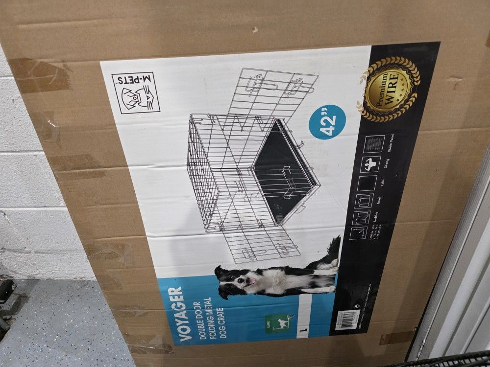  2 doors Dog Crate LARGE