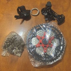 New 1x12 Bike Drivetrain W Clutch Der For MTB Ebike Gravel