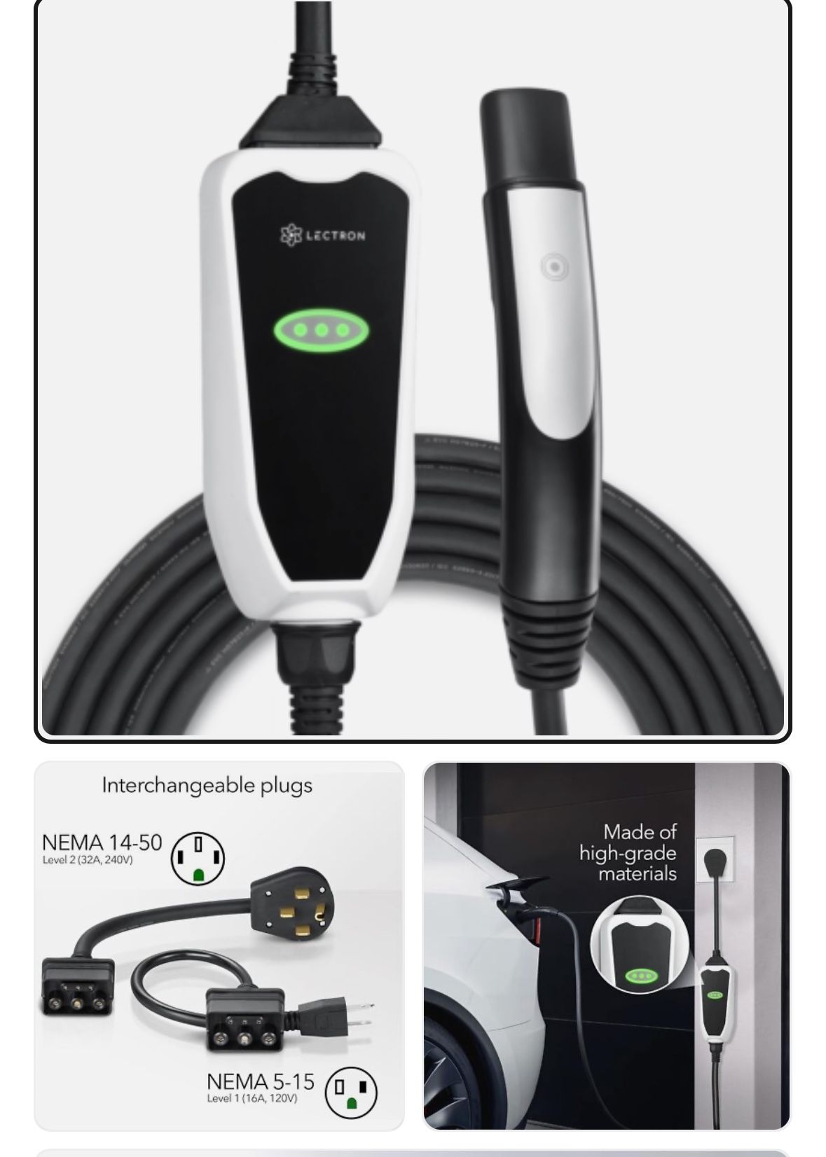 Lectron Tesla Charger with Level 2