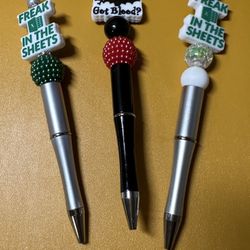 Phlebotomist & Spreadsheet Beaded Pens