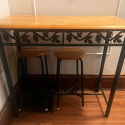 Small Kitchen table and stools