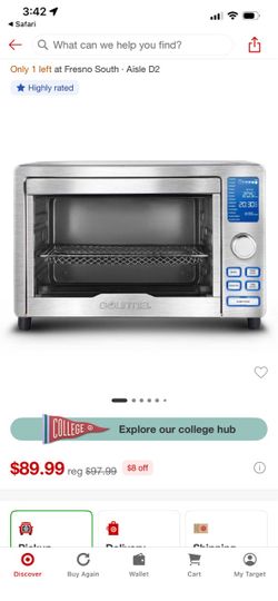 Gourmia Digital Air Fryer Oven GTF7900