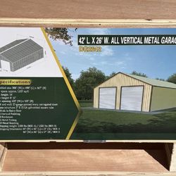 New Galvanized Metal Garages & Sheds 