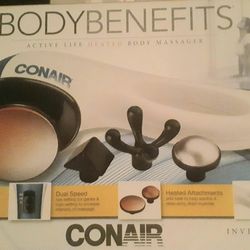 Conair Heated Body Benefits Heated Massager. NEW