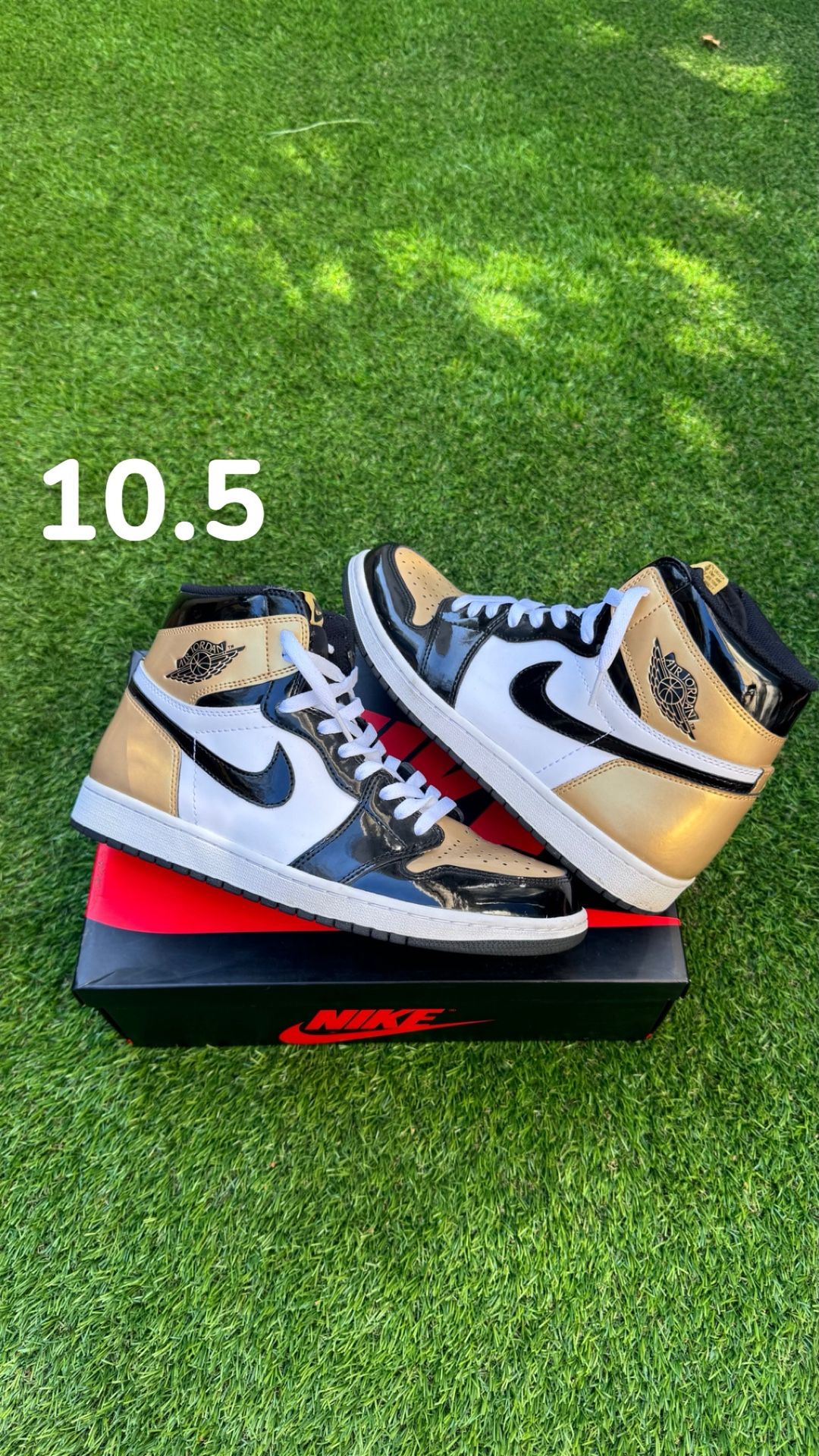 Jordan 1 Gold Toe Sz 10.5