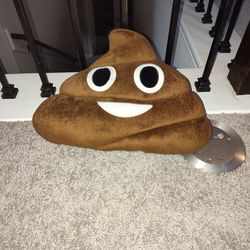 Poo emoji pillow