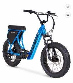 Hyper Bicycles 20" Ultra 40, 36V Electric Bike, Adult Ages 13+, 250W Motor, Blue
