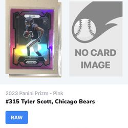 This Is A R/C Of #315 Tyler Scott Pink PRIZM 