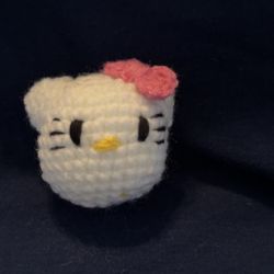 Crochet Hello Kitty Head 