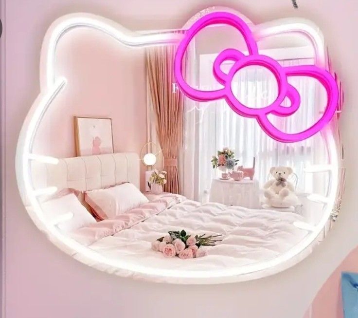 Brand New Hello Kitty Mirror LED Light