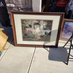 Large Wooden Framed Photo