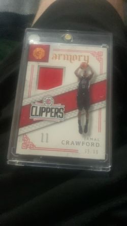 Jamal Crawford 95/99 Panini Excalibur Jersey Card