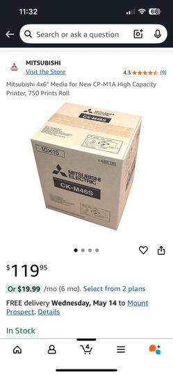 Mitsubishi 4x6 Printer