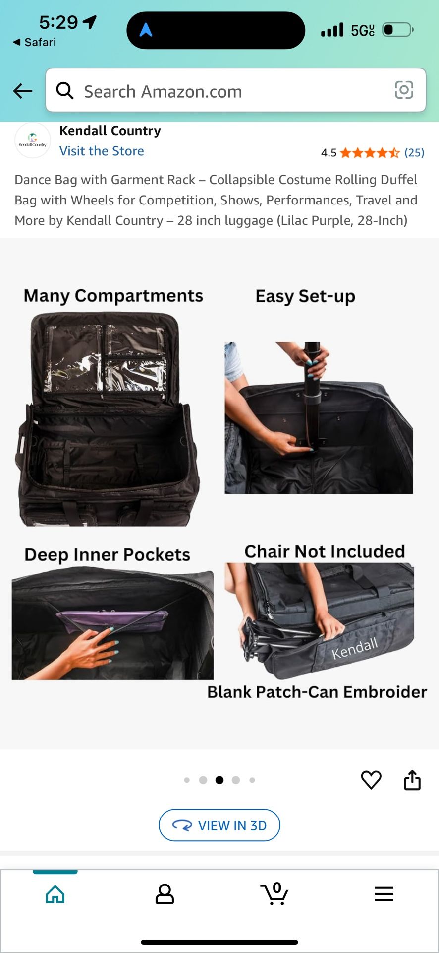Kendall Country Dance Bag