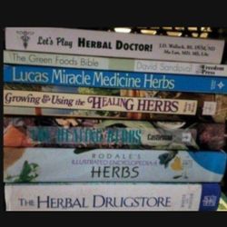 Herbal Remedy Books $8 - 15 Each