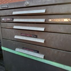 Nice Old School Top Bottom Tool Box