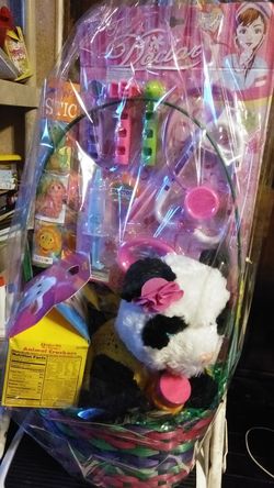 Furreal pet panda easter basket