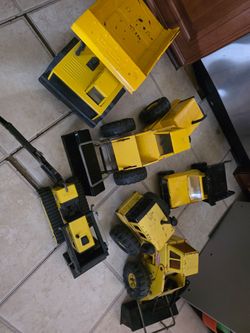 Vintage construction vehicles