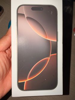 IPhone 16  max pro 512GB