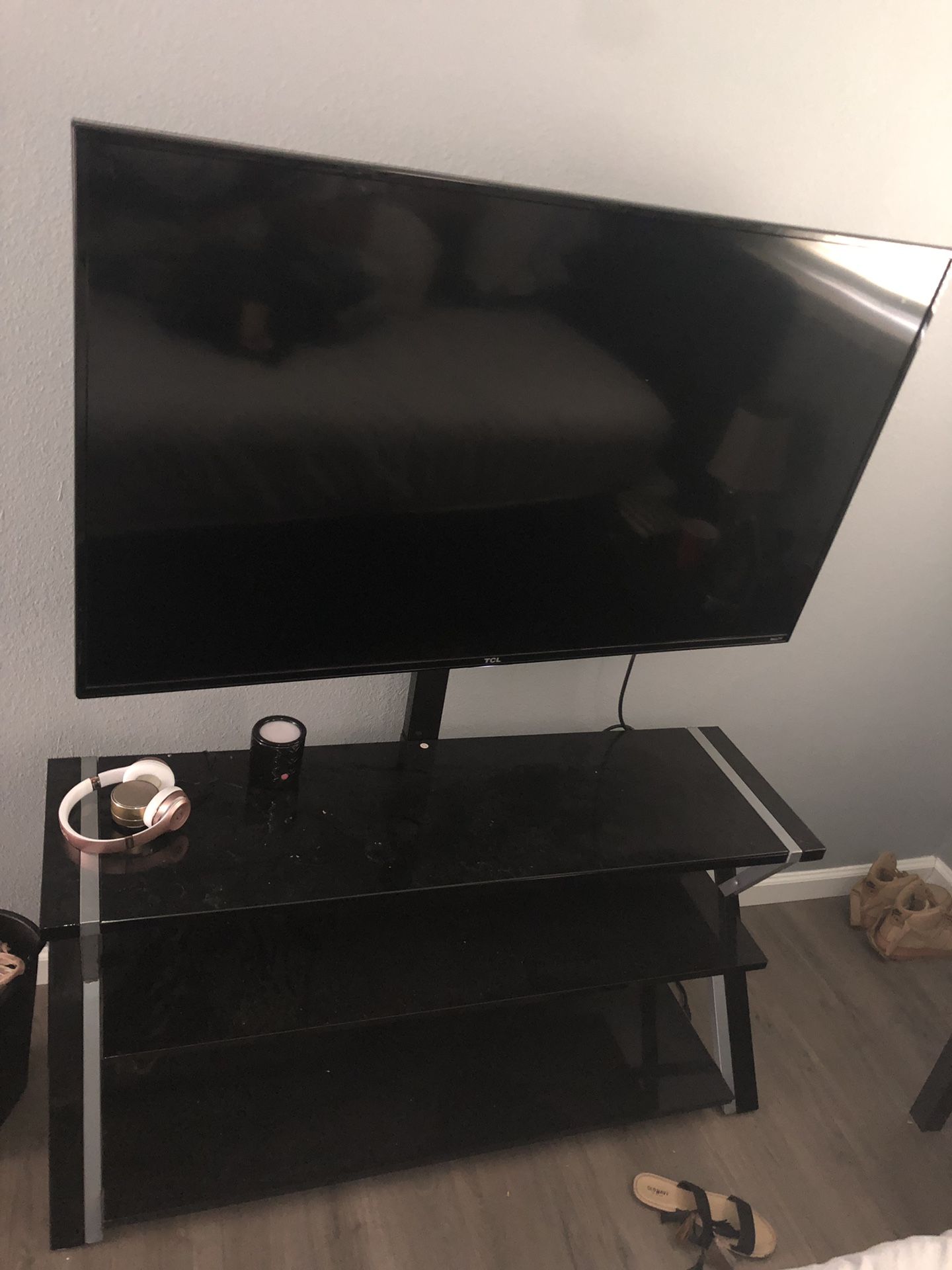 TCL Roku TV 55” & Stand!