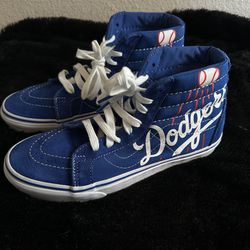 LA Dodgers vans 