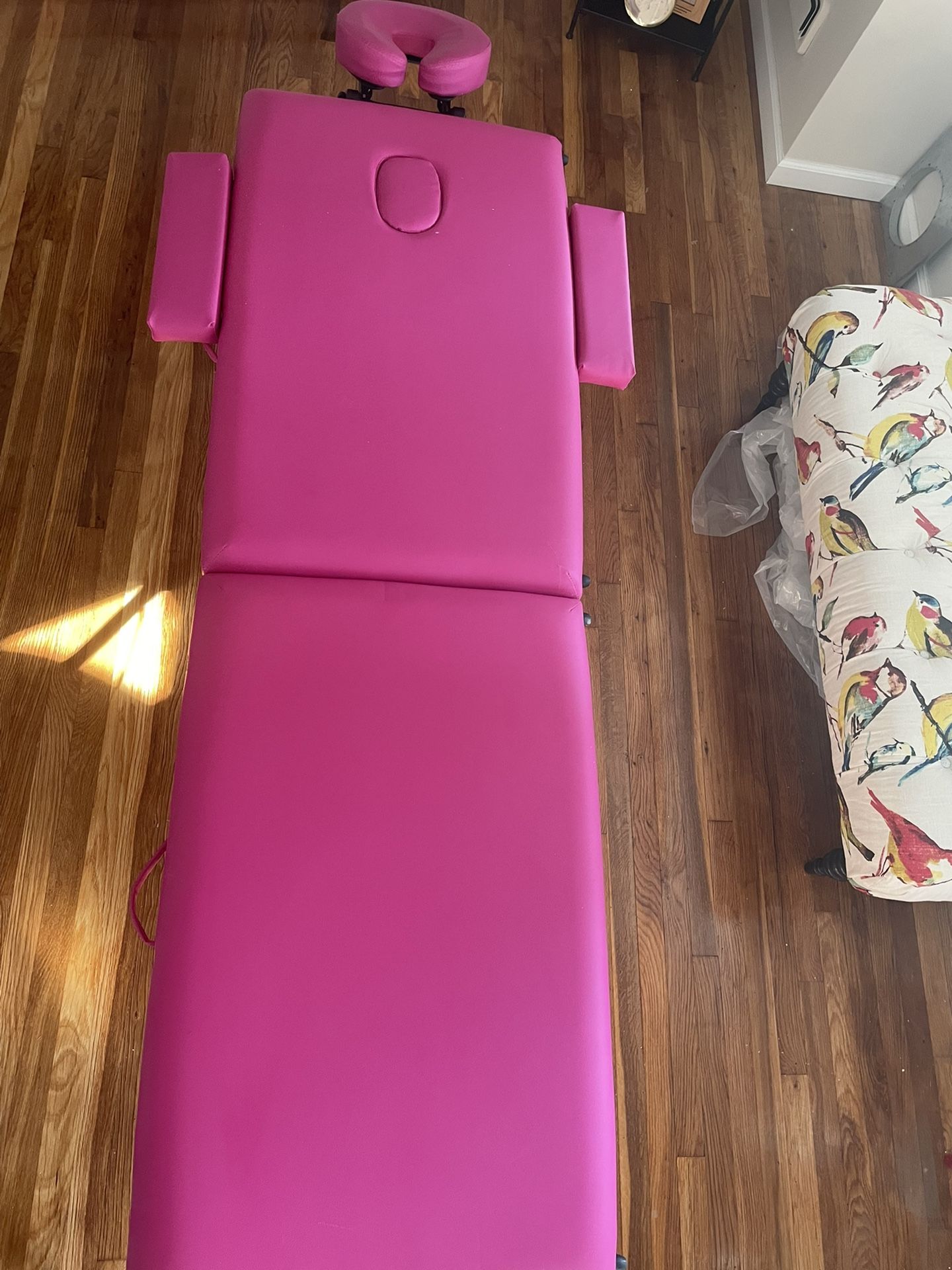 Pink Portable Massage Table