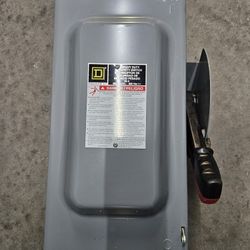 Square D HEAVY DUTY 60A  SAFETY SWITCH