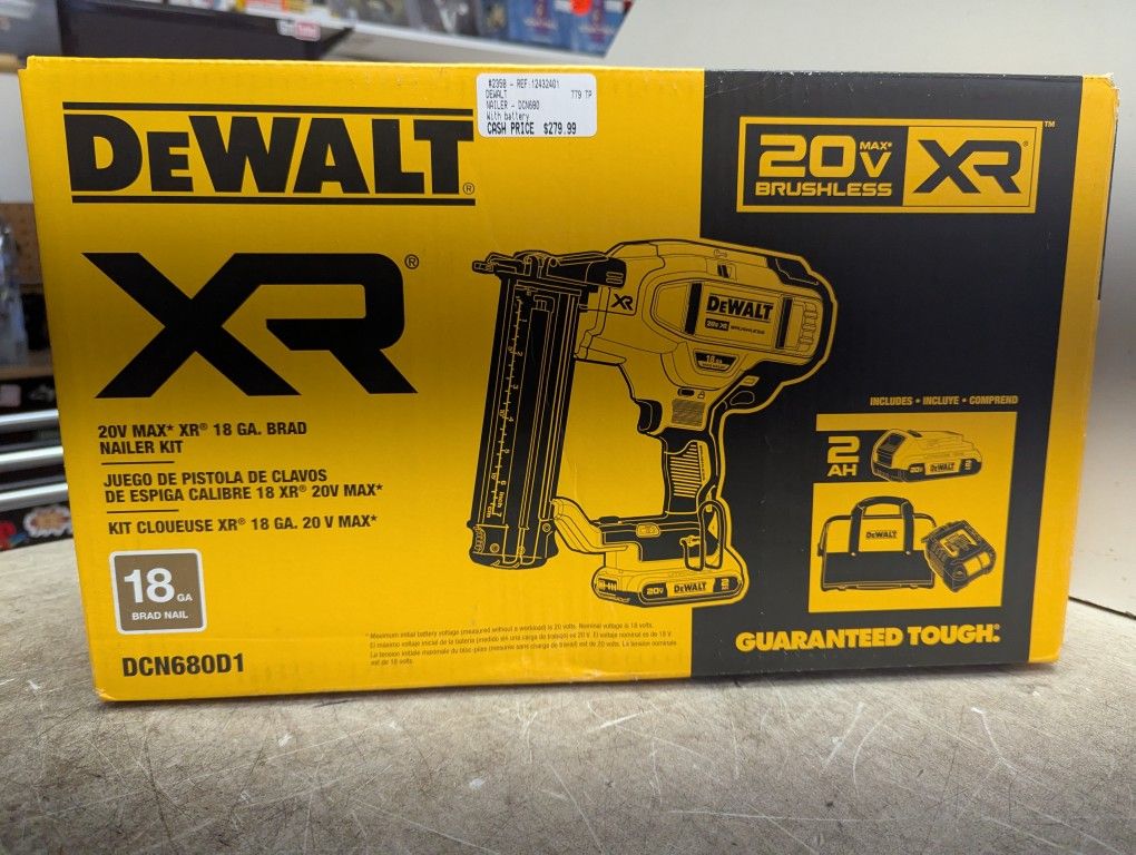 DeWalt Nailer With Battery