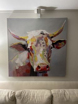 Cow Canvas Painting