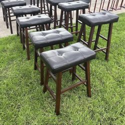 Saddle Barstool Counter or Bar Stool 24” high or 29” high