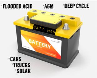 batteries: cars,trucks,boats,solar
