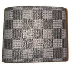 Louis Vuitton Wallet Black Grey