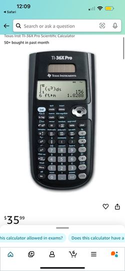 Texas Instruments TI-36XPro Calculator