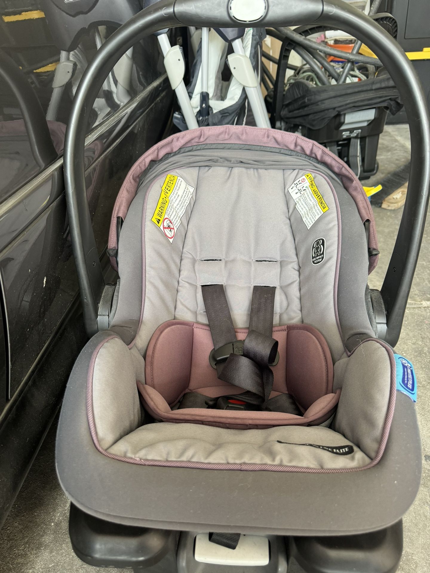Baby Girl Car seat With Base