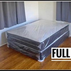 NEW Mattress Full Size With Box Spring // Offer  🚚