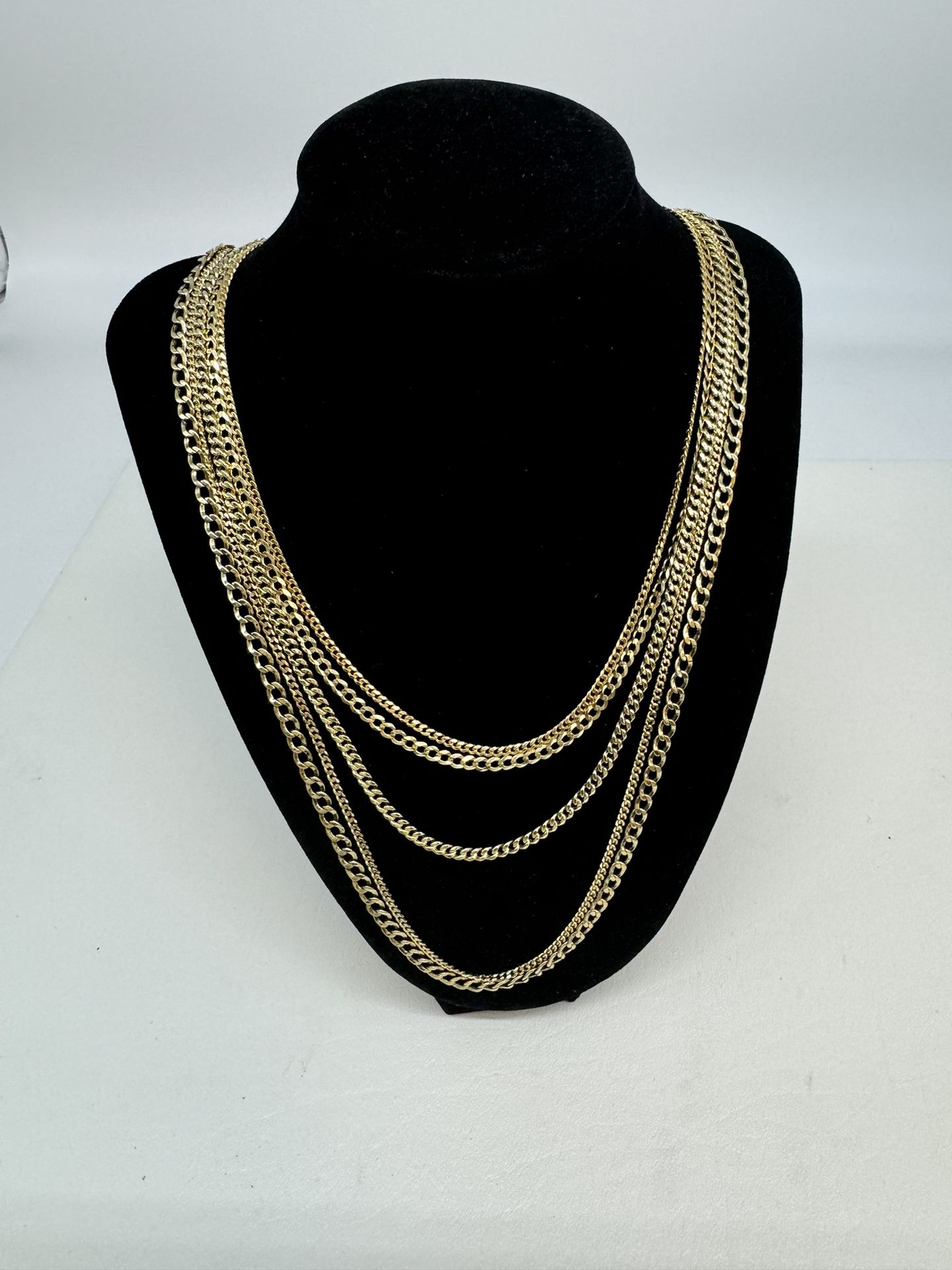 Gold Chains Cuban Links