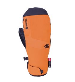 686 Gore Tex Linear Under Cuff Mitt Men’s Size Large Orange Black New With Tags