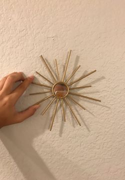 Gold wall decor